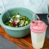 DRESSING SHAKER KUNSTSTOF ROZE 500ML SALAD DRESSING