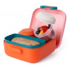 LUNCHBOX 3DELIG RIKKO POPPY FLAMINGO AMUSE