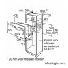 INBOUWOVEN HBF154ES0 BOSCH INOX PLAATSING: +65 EURO