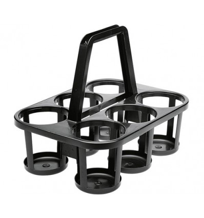 FLESSENDRAGER 6 FLESSEN 34x26xH28cm voor 6 flessen van max. 9,5cm diameter
