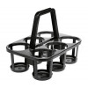 FLESSENDRAGER 6 FLESSEN 34x26xH28cm voor 6 flessen van max. 9,5cm diameter