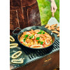 PAELLAPAN 30CM ZWART EMAIL GAS/BARBECUE niet geschikt voor electro D41x30xH4cm