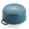 STOOFPOT 26CM DAGELIJKSE KOST BLAUWGROEN 5.3L MET AFNEEMBARE SILICONE GREPEN