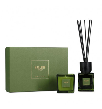GIFTSET:GEURSTOKJES+GEURKAARS FOREST SP GALLERY
