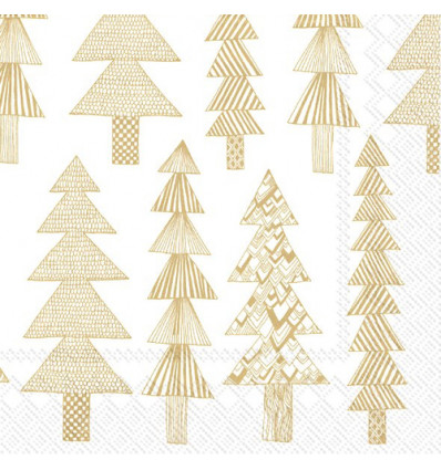 20 SERVETTEN 33x33cm KUUSIKOSSA WITGOUD MARIMEKKO