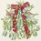 20 SERVETTEN 33x33cm BIRD MISTLETOE CREAM