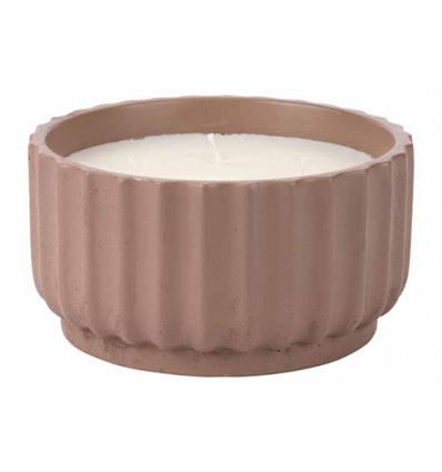 GEURKAARS 3WICKS BRUIN 14xH7.5cm CEMENT