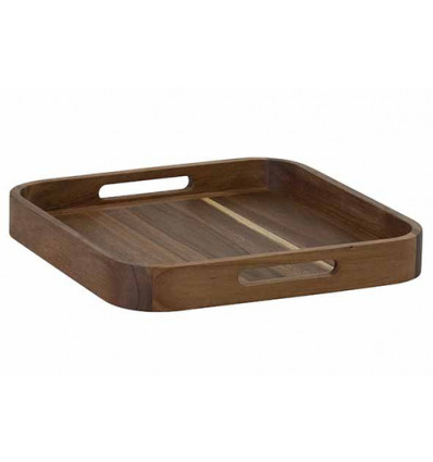 DIENBLAD ACACIA VIERKANT 30x30x4cm