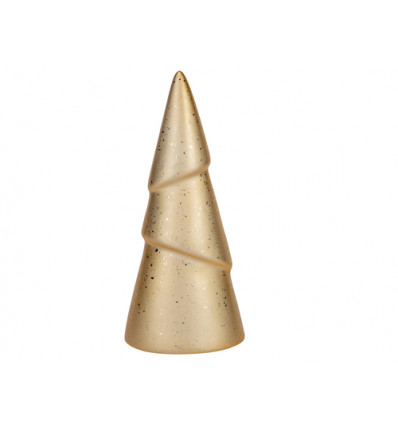 KERSTBOOM GOLD 19CM KERAMIEK