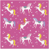 20 SERVETTEN 33x33cm UNICORNS PAW