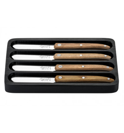 SET 4 BOTERMESJES EIK LAGUIOLE INNOVATIO