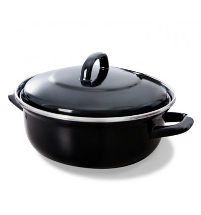 KOOKPOT 30CM EMAIL ZWART BK FORTALIT STOOFPOT 5.0L