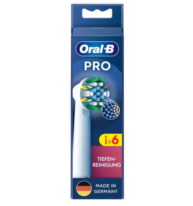 6 TANDBORSTEL ORALB dieptereiniging BRAUN EB25 CleanMaximiser-technologie