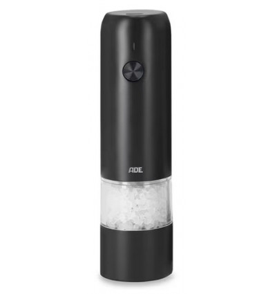 PEPER/ZOUTMOLEN 14CM ZWART OPLAADBAAR ADE