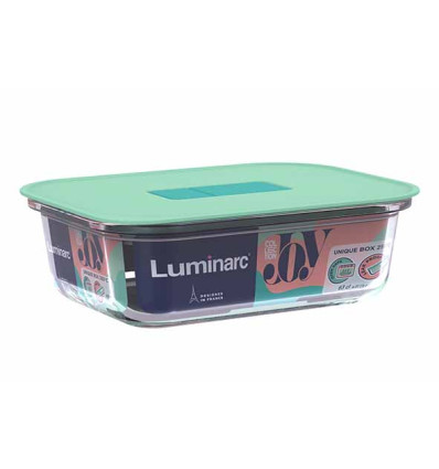 BEWAARDOOS 63CL RH 18X13X5.5 GLAS UNIQUE LUMINARC