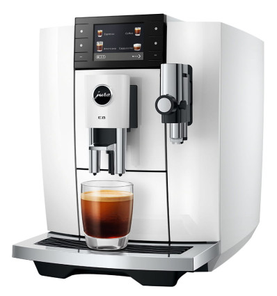 ESPRESSO VOLAUTOMAAT E8 WIT ED JURA Piano White