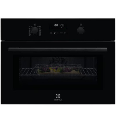 COMBI-MICROGOLF EVL6E46GZ ELECTROLUX ZWART, PLAATSING +65 EURO COMBIQUICK600