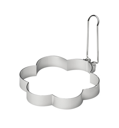 EIERRING BLOEM 11CM WEIS