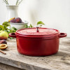 STOOFPOT 22CM ROOD 3.3L FEATHERWEIGHTS GREENPAN