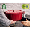STOOFPOT 22CM ROOD 3.3L FEATHERWEIGHTS GREENPAN