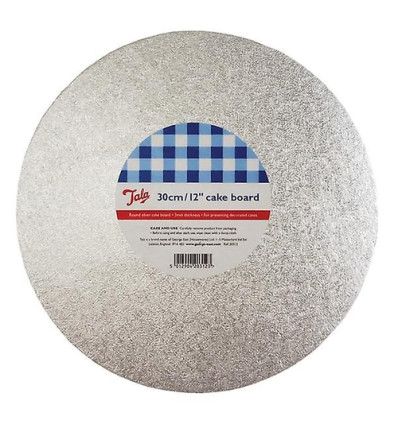 TAARTONDERLEGGER 30CM ZILVERKLEUR TALA