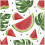 20 SERVETTEN 33x33cm WATERMELONS PAW