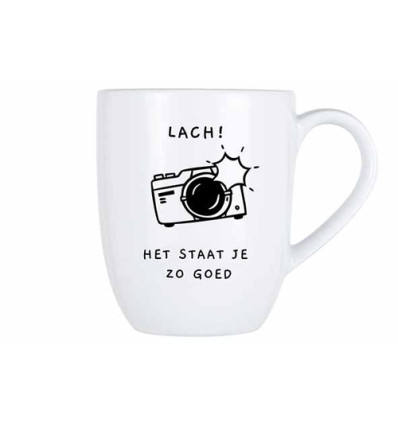 BEKER LACH! HET STAAT JE ZO GOED 53CL D9.8xH11.9cm