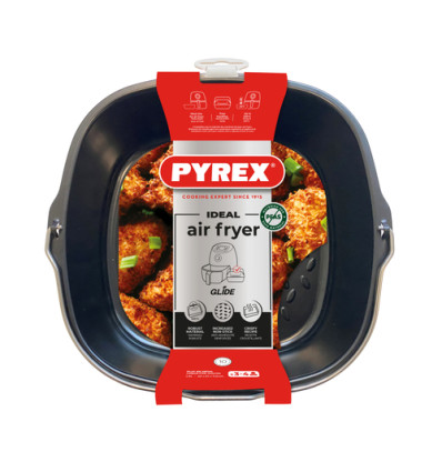 BAKVORM VIERK 22x21 MET HANDGREEP PYREX