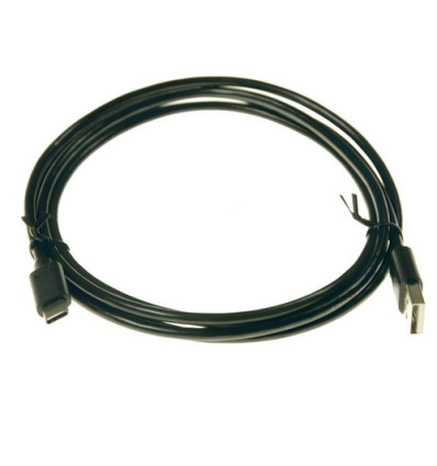 USB KABEL ZWART 2.0 A - 3.1 C 1,8M geschikt ONE UP PHILIPS XV5113