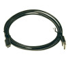 USB KABEL ZWART 2.0 A - 3.1 C 1,8M geschikt ONE UP PHILIPS XV5113