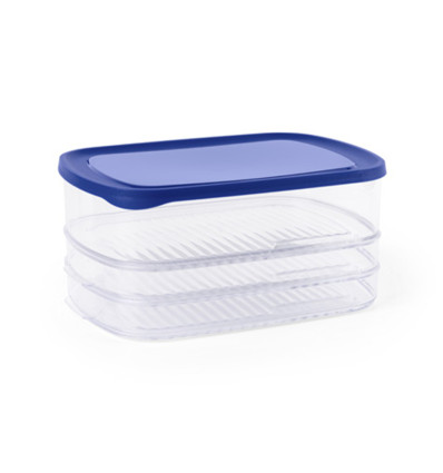 SET 3 CHARCUTERIEDOZEN KAAS MET DEKSEL VLEESWARENSCHAALTJES 23x16xH11cm