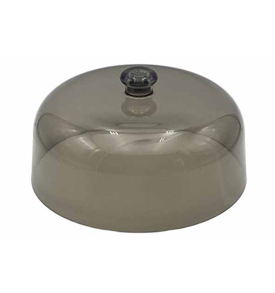 STOLP KLOK ACRYL FUMEE D27.6xH14.2cm BISETTI