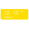 5 STOFZAK K/K HYCLEAN S140-168 S190-198 5 stofzakken + 2 filters KK SWING H1 S1