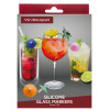 SET 6 GLASMARKEERDERS PARASOLS