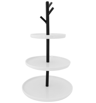 ETAGERE 3 LAGEN D27xH45cm PYRAMID SERVEERTOREN