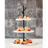ETAGERE 3 LAGEN D27xH45cm PYRAMID SERVEERTOREN
