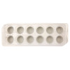 IJSBLOKJESHOUDER MET DEKSEL GRIJS TRANS 12 RONDE BLOKJES 9.5x27xH3.8cm