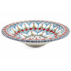 SCHAAL MEHARI COLORFUL D33.6xH8.2cm AARDEWERK DISHES DECO