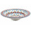 SCHAAL MEHARI COLORFUL D43xH10.4cm AARDEWERK DISHES DECO