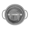 ASPERGEKOKER 16CM 3,5L INOX DAILY ASPERGE KOOKPOT MT INZET + GLAZEN DEKSEL