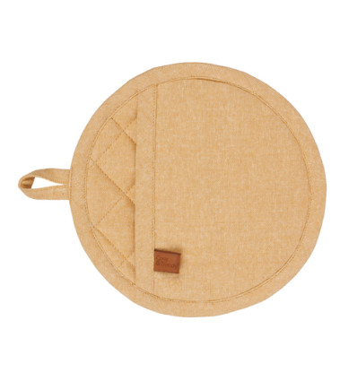 PANNELAP AMBER GOLD ROND 20CM STOFF