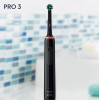 TANDENBORSTEL PRO3ZWART ORALB BRAUN met 2 vervangborstels CROSS ACTION