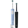 2 TANDENBORSTELS VITALITY ZWART/BLAUW DUO ORALB BRAUN