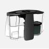 WATERTANK + DEKSEL SMART ZWART MET FILTER-INZET RESERVOIR LAURASTAR