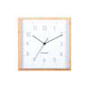 WANDKLOK 29CM VK NEAT CUADRADO HOUT WIT