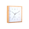 WANDKLOK 29CM VK NEAT CUADRADO HOUT WIT