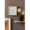 WANDKLOK 29CM VK NEAT CUADRADO HOUT WIT