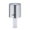 OLIEVERSTUIVER INOX GLAS 70ML H16CM OLIJFOLIE VERSTUIVER PUGLIA