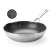 WOK 28CM M STEEL DURABOND PETER GOOSSENS