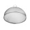 AFDEKSTOLP VOEDSELKAP 34CM INOX